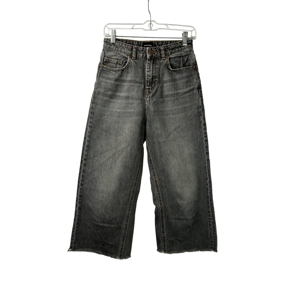 Frank & Oak Charcoal Flare Jeans